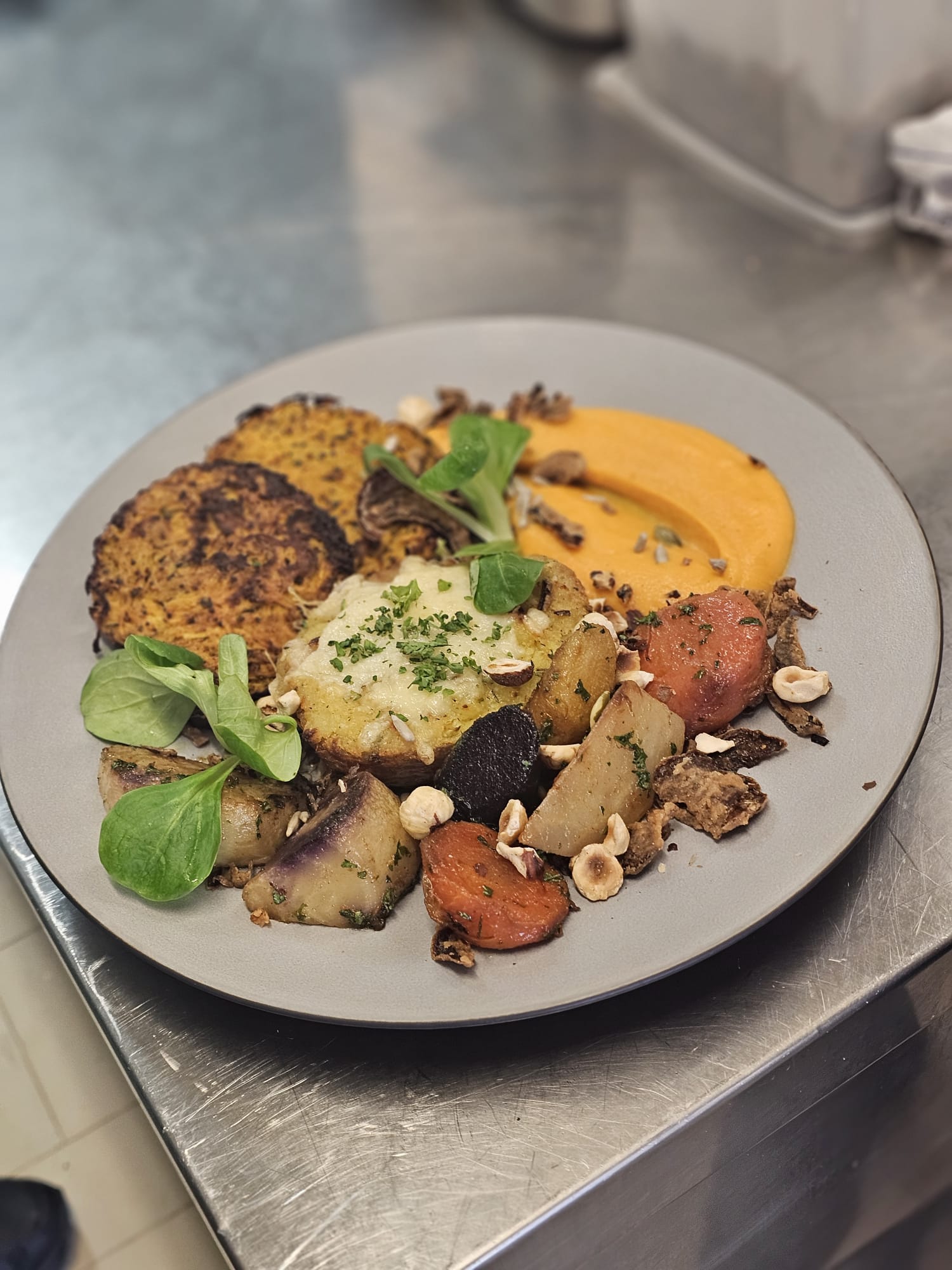 Assiette végétarienne maison