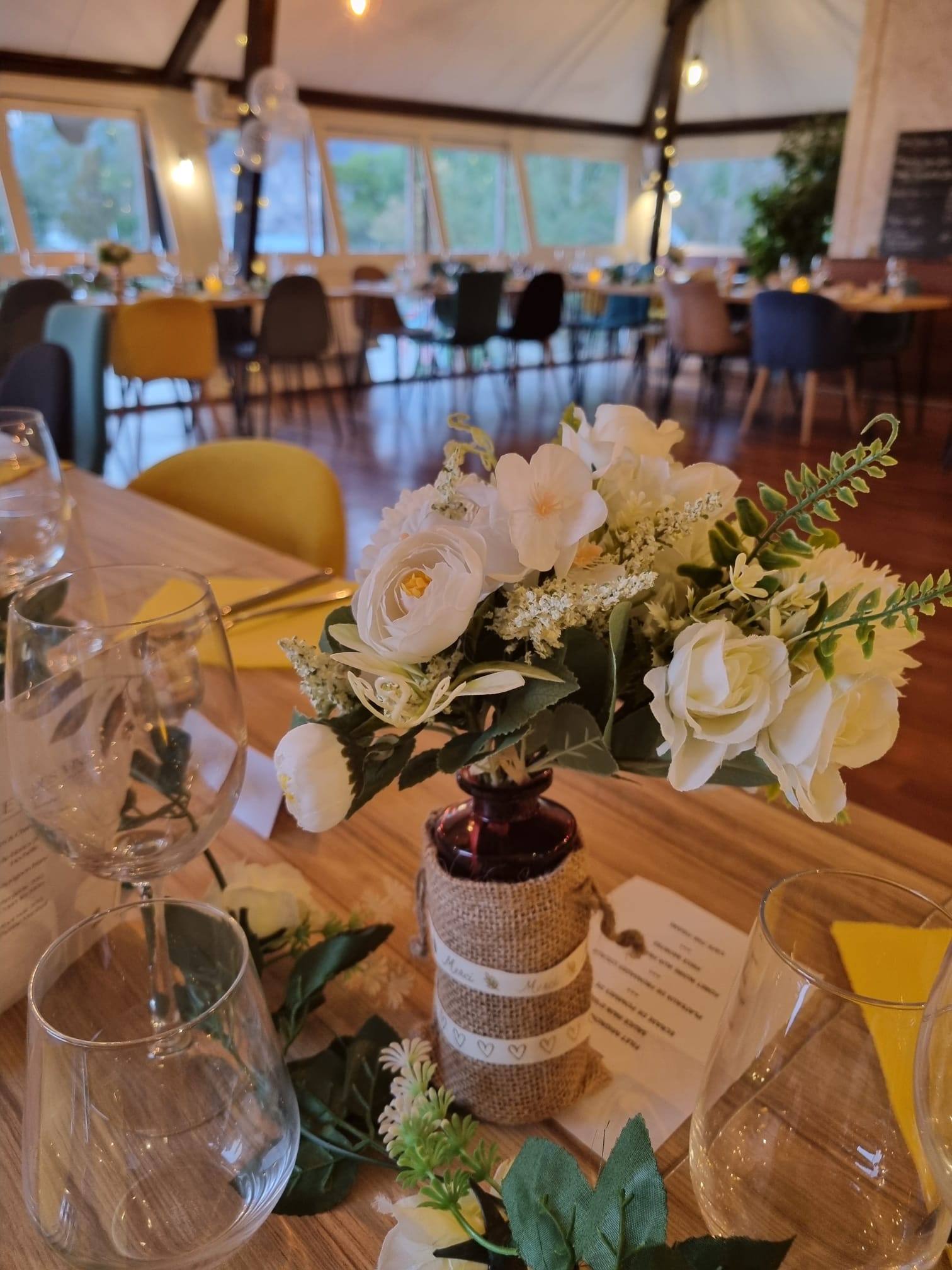 Intérieur élégant - Restaurant Chez Nous